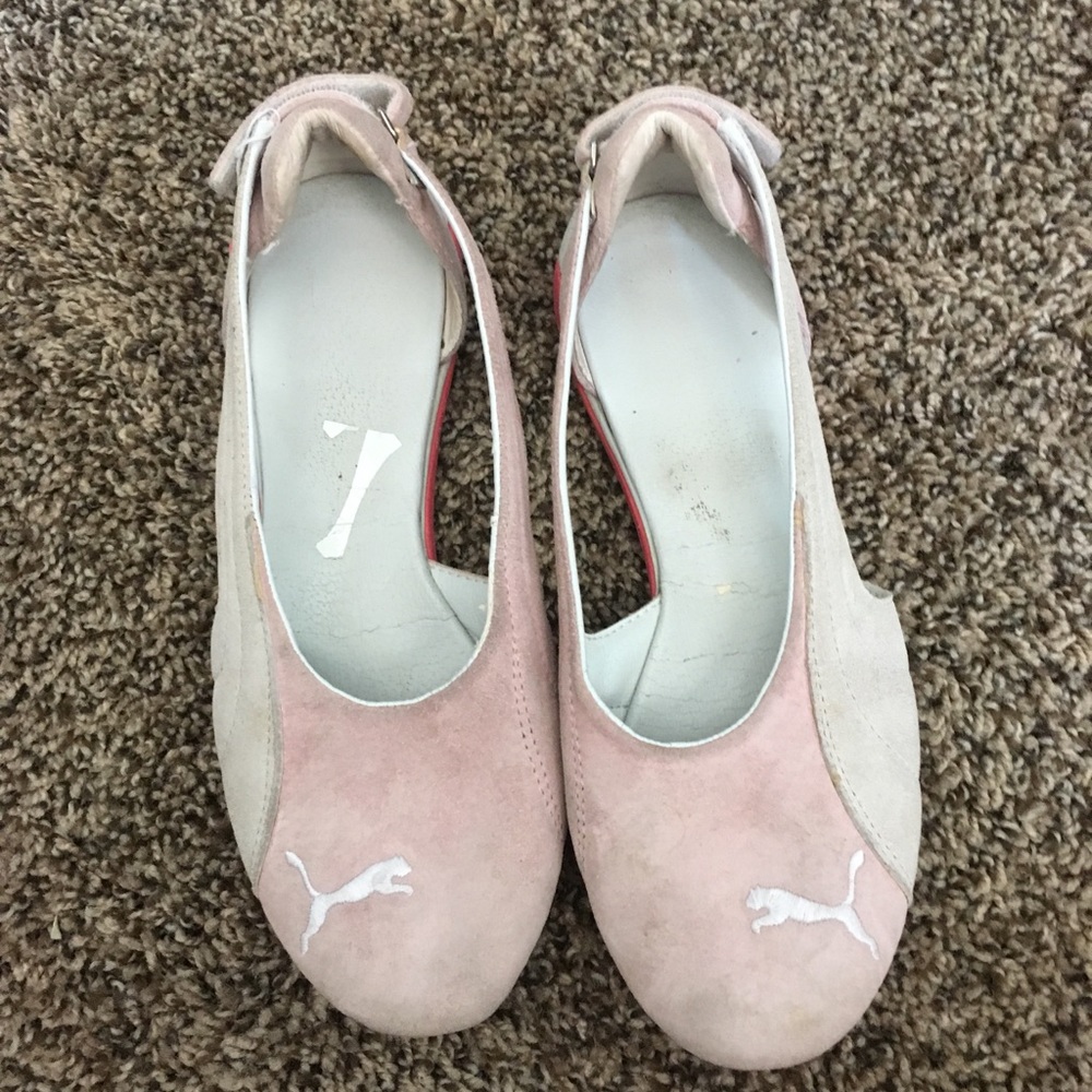 Suede Puma Tennis Shoes